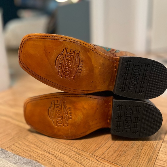 *NEW* Corral Australia Brown Embroidered Cowboy Boots - Picture 8 of 15